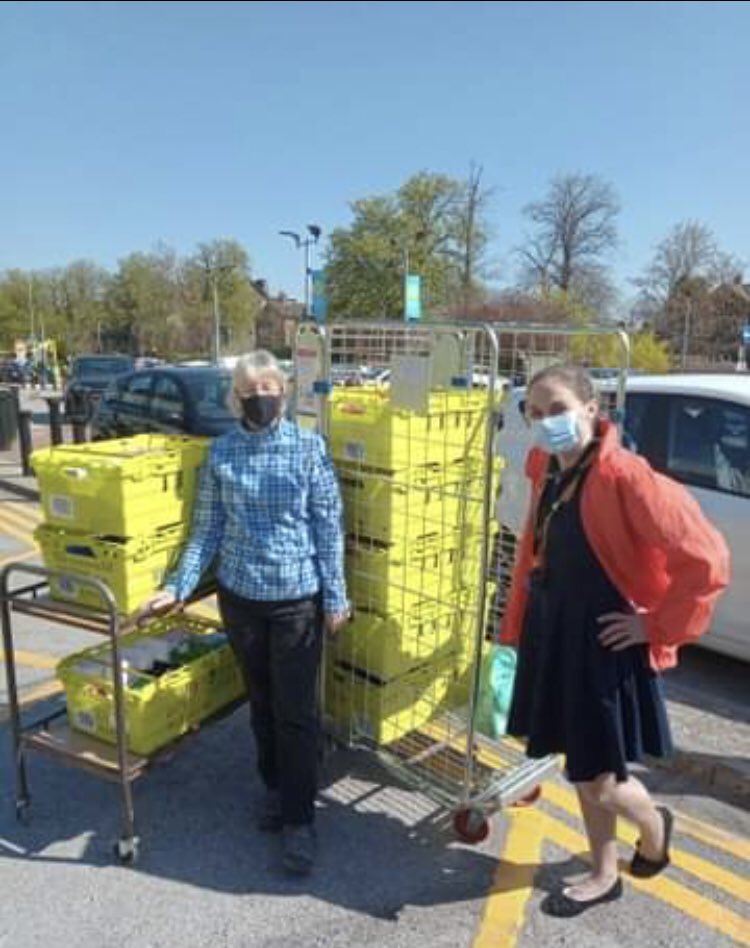 Thanks to the swift delivery today, by Janice Shearman and collected on behalf of HHCC by Yvonne Campbell, the pop up shop will be nicely stocked for a few days  💙 @