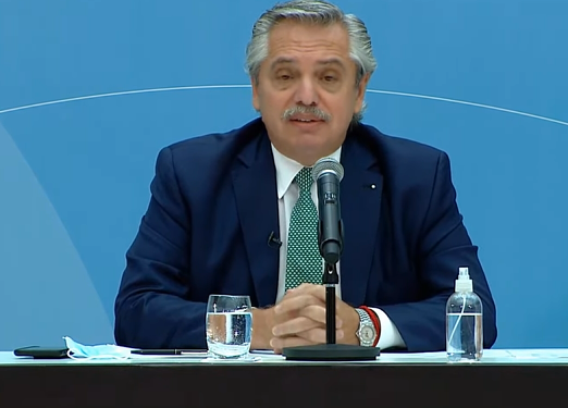 Fernández (<a href="/alferdez/">Alberto Fernández</a>) aseguró hoy que nuestro tiempo de gobierno está signado por la pandemia, "un hecho global que afecta a la población mundial", al anunciar una inversión de 10.155 millones de pesos para reforzar el sistema de salud ante la segunda ola de Covid-19