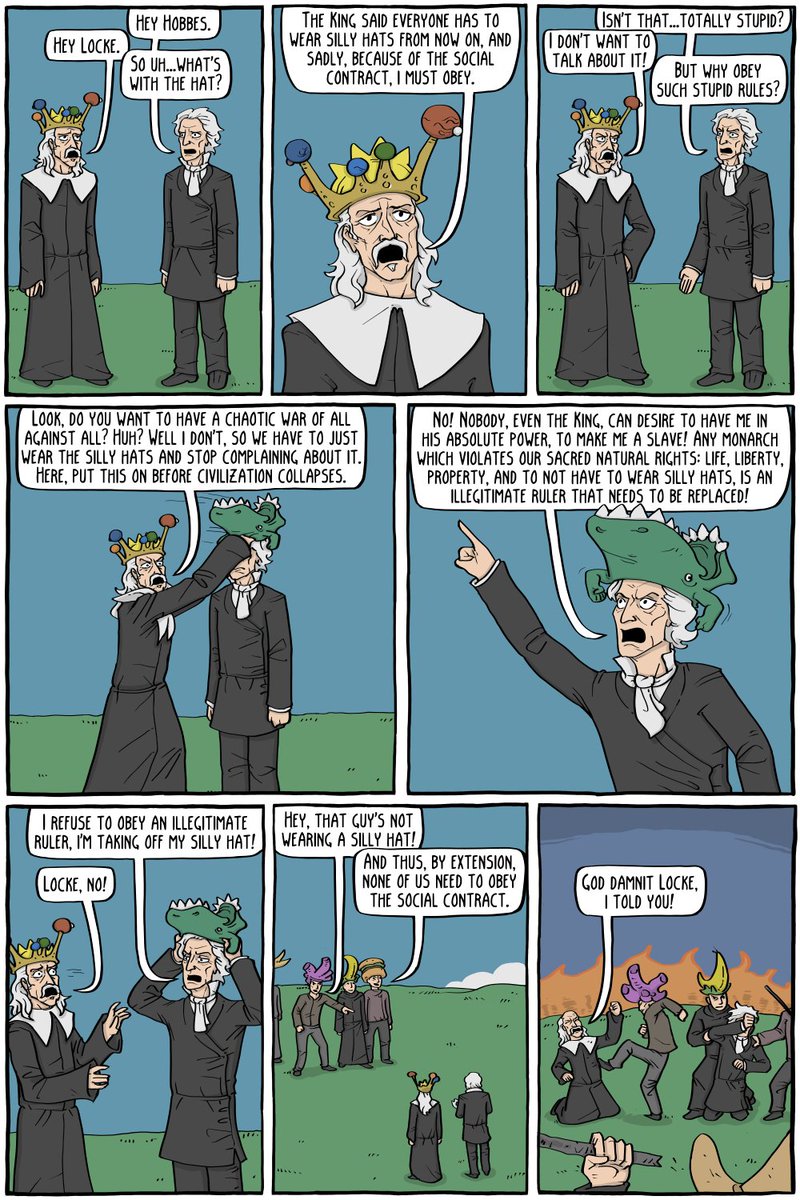 existentialcoms's tweet photo. Hobbes, Locke, and Very Silly Hats -
https://t.co/VIKbCaEevC https://t.co/nIeLBnyRjD