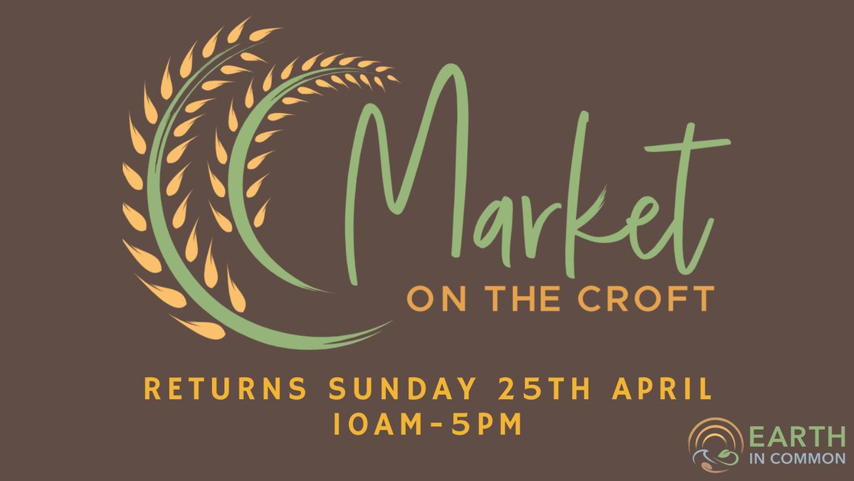 WE ARE BACK! Exciting times ahead we look forward to welcoming you all back to the #MarketOnTheCroft this Sunday 10AM-5PM Tell all your friends!( well the 5 you’re allowed to see!) #Leith #SupportLocal