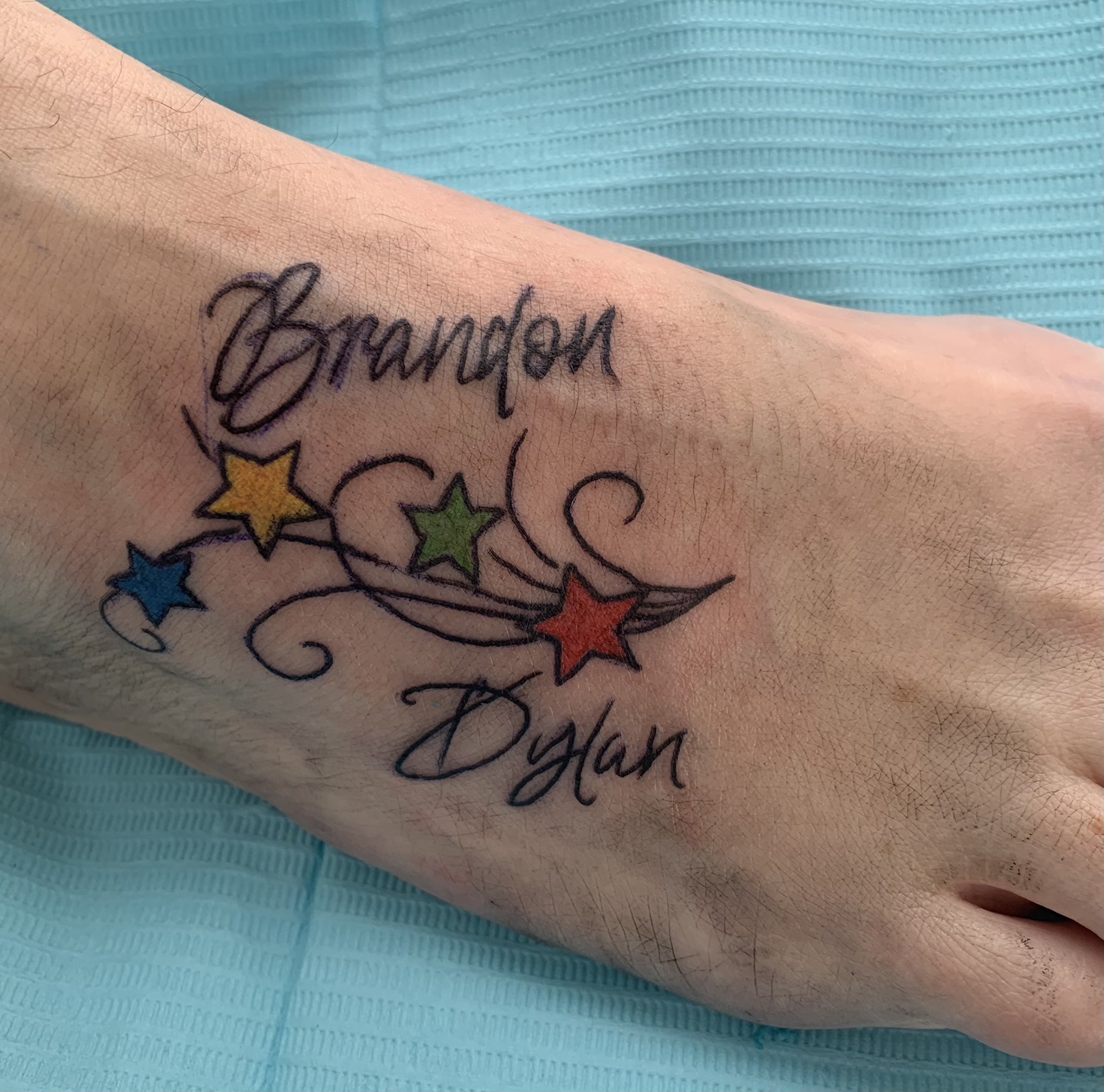 brandon name tattoo