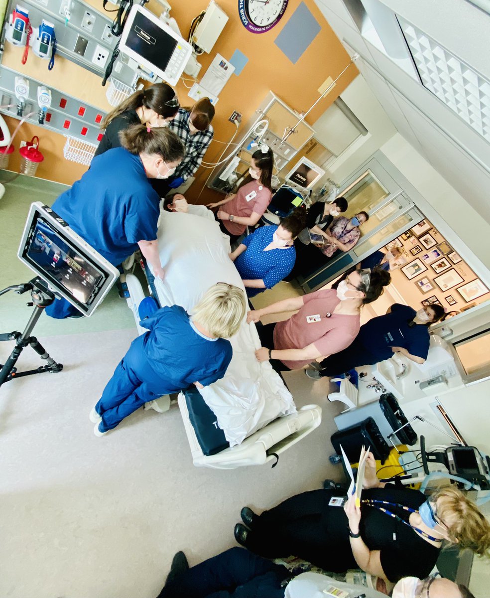 Anna-Theresa Lobos, MD (@atlobos) on Twitter photo <a href="/CHEOSIM/">CHEO SIM Program</a> & <a href="/SamBoggsMD/">Samantha Boggs</a> helping <a href="/CHEO/">CHEO Ottawa</a> PICU team practice prone positioning for adult #COVID19 patients while streaming the experience for HCPs at home
#medsim #Simulation <a href="/CHEOSIM/">CHEO SIM Program</a> & <a href="/SamBoggsMD/">Samantha Boggs</a> helping <a href="/CHEO/">CHEO Ottawa</a> PICU team practice prone positioning for adult #COVID19 patients while streaming the experience for HCPs at home
#medsim #Simulation