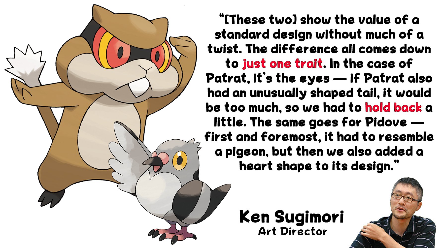 Dr. Lava on X: The Pokemon design team says they follow a set of rules  when creating Starters. One rule is that all 3 are given unique  personalities. For example, in Gen