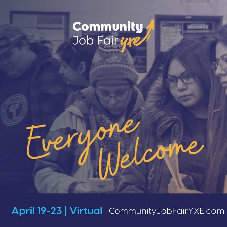 Community Job Fair YXE is virtual this year! Everyday this week we will have a new employer on our FB live @SaskatoonCommunityJobFairYXE!