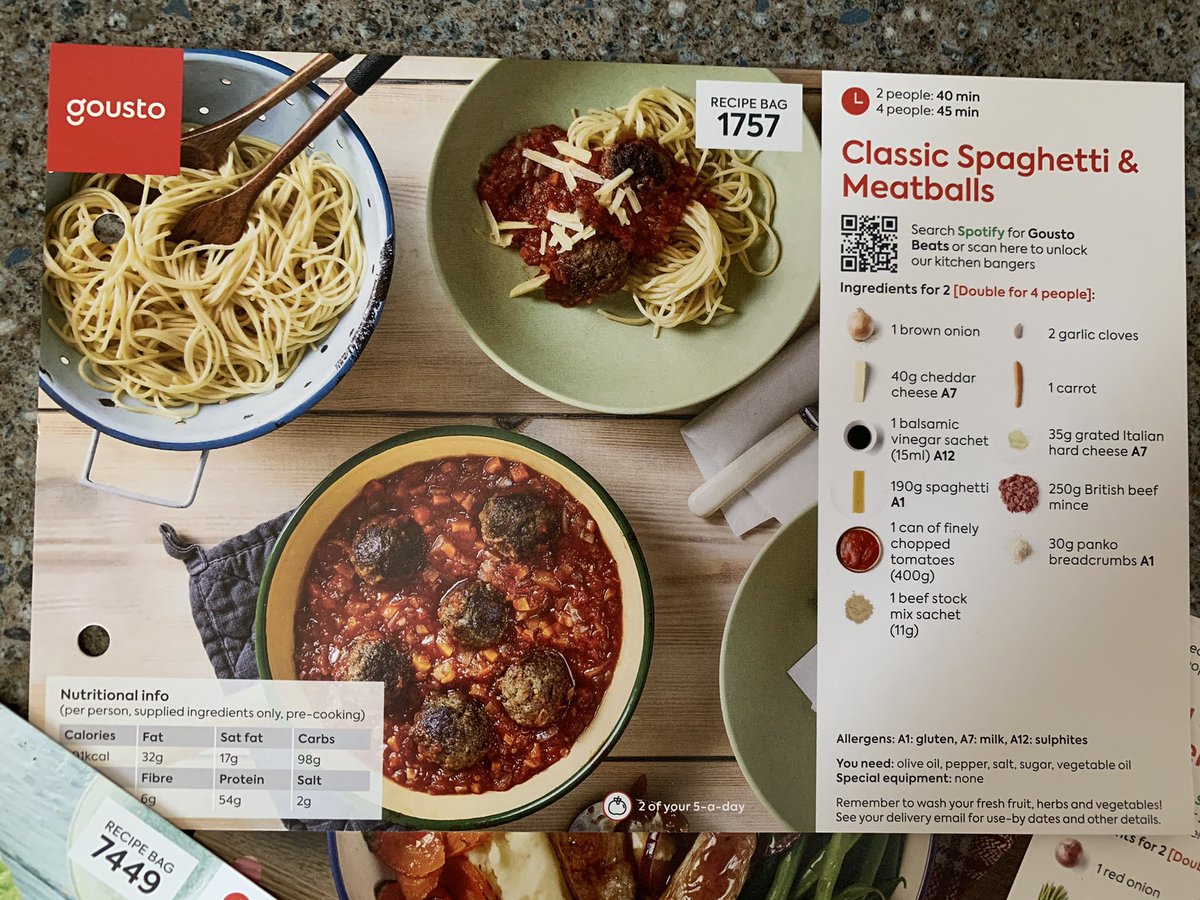 BenJarvisData's tweet photo. So @goustocooking last week you forgot to give us pastry, mince meat and mushrooms for a meat and mushroom pie. Now my question this week is how do you expect us to cook spaghetti and meatballs without any spaghetti? Getting extremely fed up with your incompetence now! https://t.co/TzMyw6ENBs