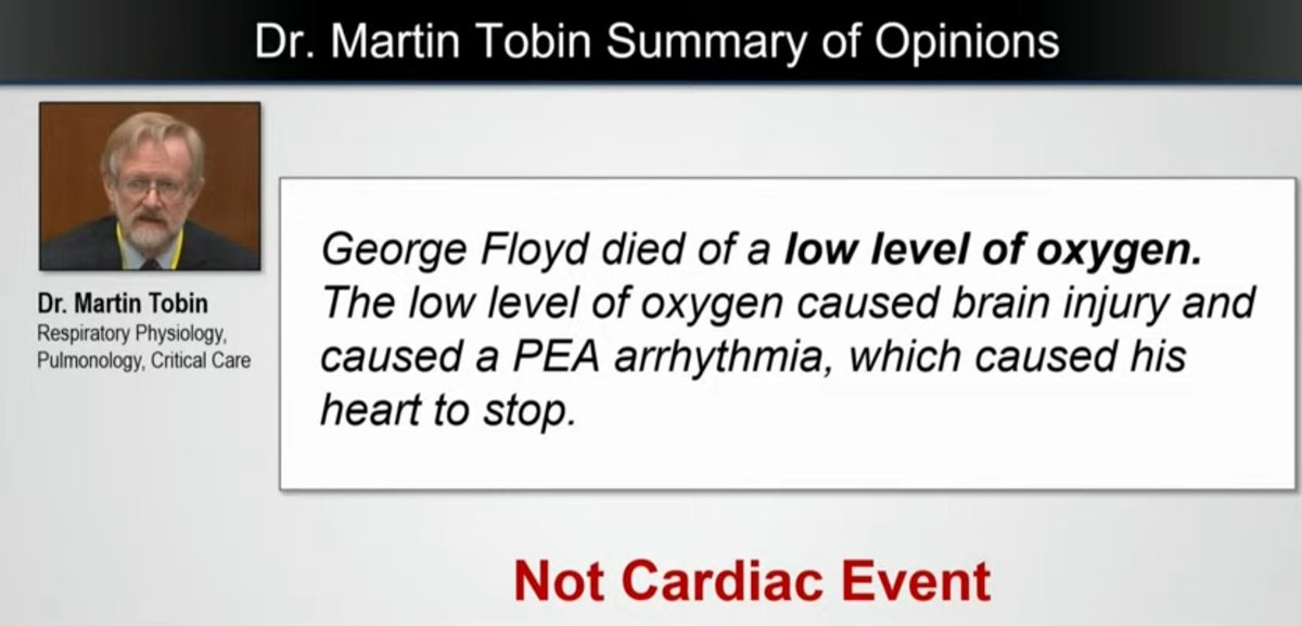 theonlyju1's tweet photo. He's also reminding them of what the experts had taught them, like rockstar #drtobin .
Again, this is smart I think, showing them quotes with pictures of the witness so their memory will be triggered, and make sure that stays fresh on their mind.
#ChauvinTrial
45/ https://t.co/PwtsEM6gpF