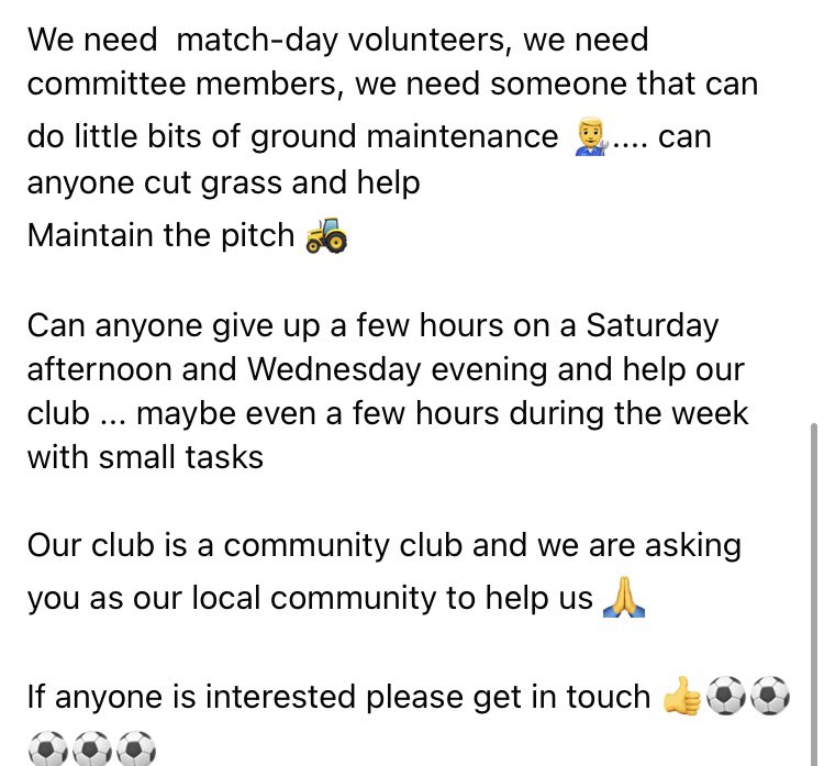 DarlingtonRASSC's tweet photo. We need your help, it’s all about the football at out level, the passion. No billionaires taking people for granted. https://t.co/IfWMdFWfB9