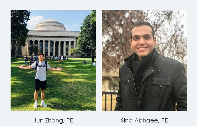 DatumEngineers's tweet photo. We're excited to announce that our very own Jun Zhang &amp; Sina Abhaee have each successfully earned their Professional Engineering License in the State of Texas!  Way to go, guys! https://t.co/Uuz4KSCl62