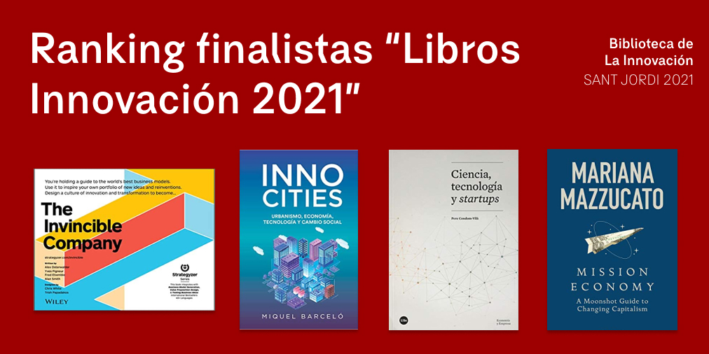 sdli_innovation's tweet photo. ¿Cuáles son los mejores libros de innovación del año? 👌

16 profesionales del ecosistema innovador nos han compartido sus libros predilectos y votado por su preferido, aunque solo 1 será el ganador. Os dejamos a los primeros 4 finalistas. Stay tuned!

#bibliotecadelainnovación https://t.co/hTh5mOm1MZ