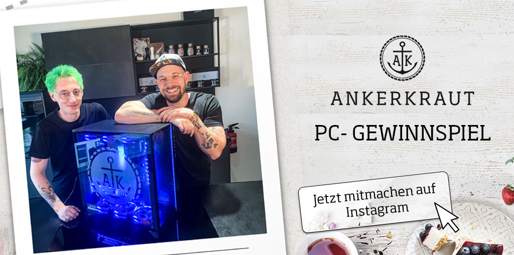 Über ein Jahr sind wir schon auf Twitch aktiv und es macht uns noch immer Spaß! Deshalb haben wir uns was ausgedacht:

Zusammen mit @hitech_gamer verlosen wir einen schönen #GamingPC im Wert von rund 3.000€ – im schicken Ankerkraut-Design

Mitmachen:
➡instagram.com/p/CN2mtP_Mhjo/⬅