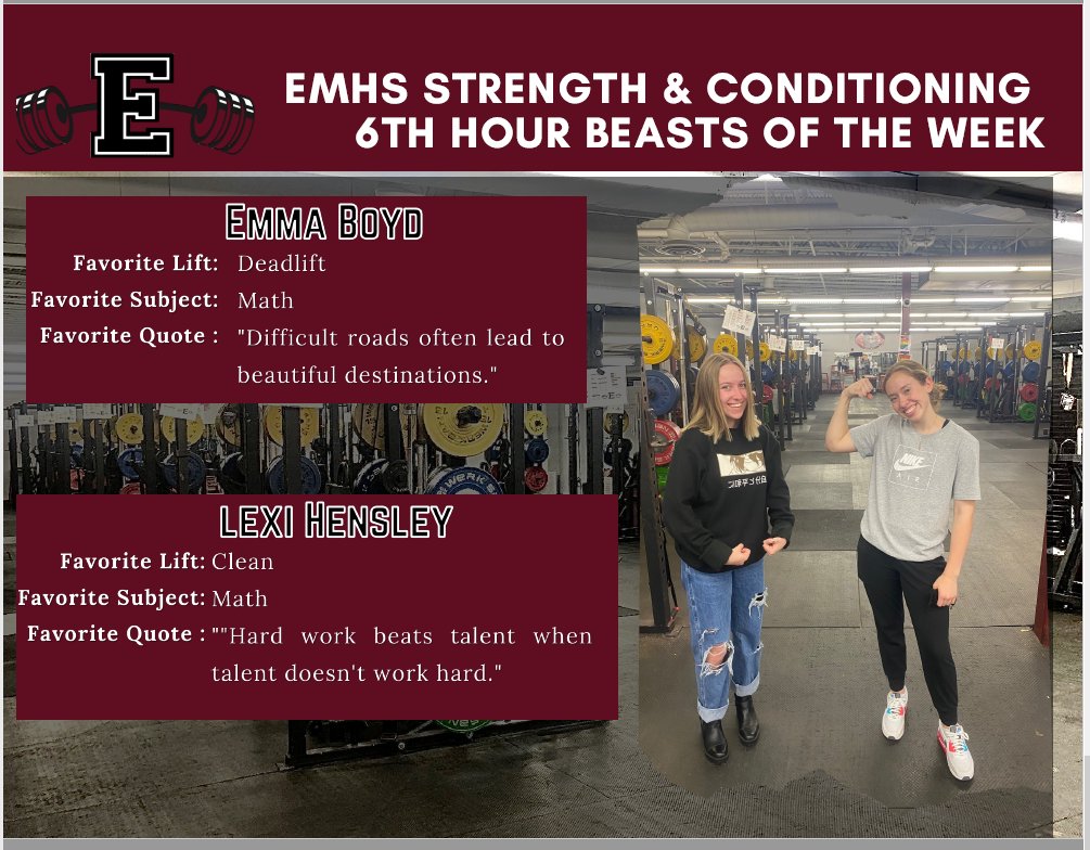 last Weeks 6th hour Beasts of the Week. These two have been killing all year long and was only a matter of time before they were recognized. <a href="/goemhsathletics/">EMHS Sports</a> <a href="/EMHSGirlsBB/">Edmond Memorial Girls Basketball</a>