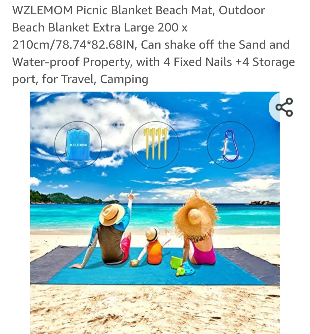 Picnic Blanket Beach Mat

Available now 
Only for UK 
Refund after review 
for #uk🇬🇧 #beachmat
#ukamazonbuyers #ukreviewer #ukproduct #ukproducts #ukfreeproducts #ukreviewers #usafreeamazonclub #ukgiveaways #ukamazonreview