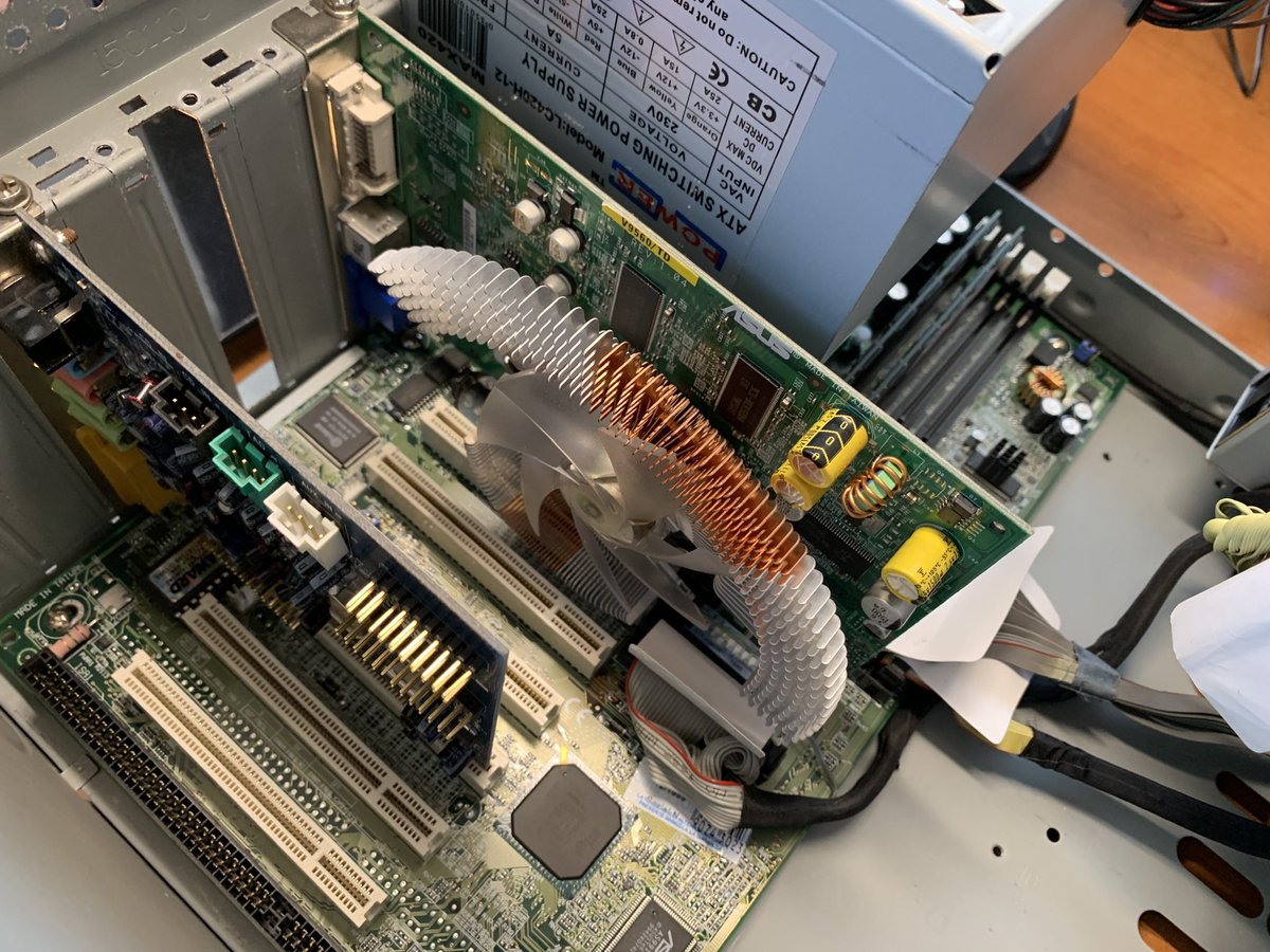 Judge my RETRO build!
P3 600E@800
512mb Pc133
GeForce 5600 with Zalman
Aurea 3d sound card
Win98se
Beige mine case.  #jaywhatdoyouthink8