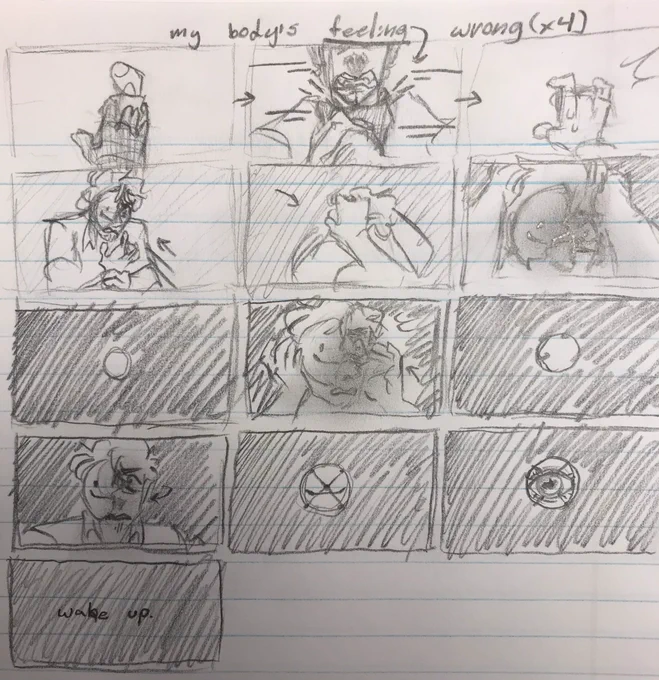 Some thumbnails for my Other Side of Paradise animatic?? 