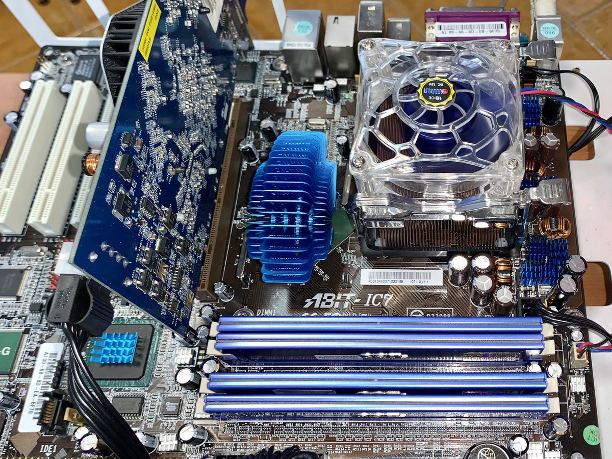 #jaywhatdoyouthink8. I Called this one “I’m Blue”.  P4-Xp retro build,  still a work in progress.