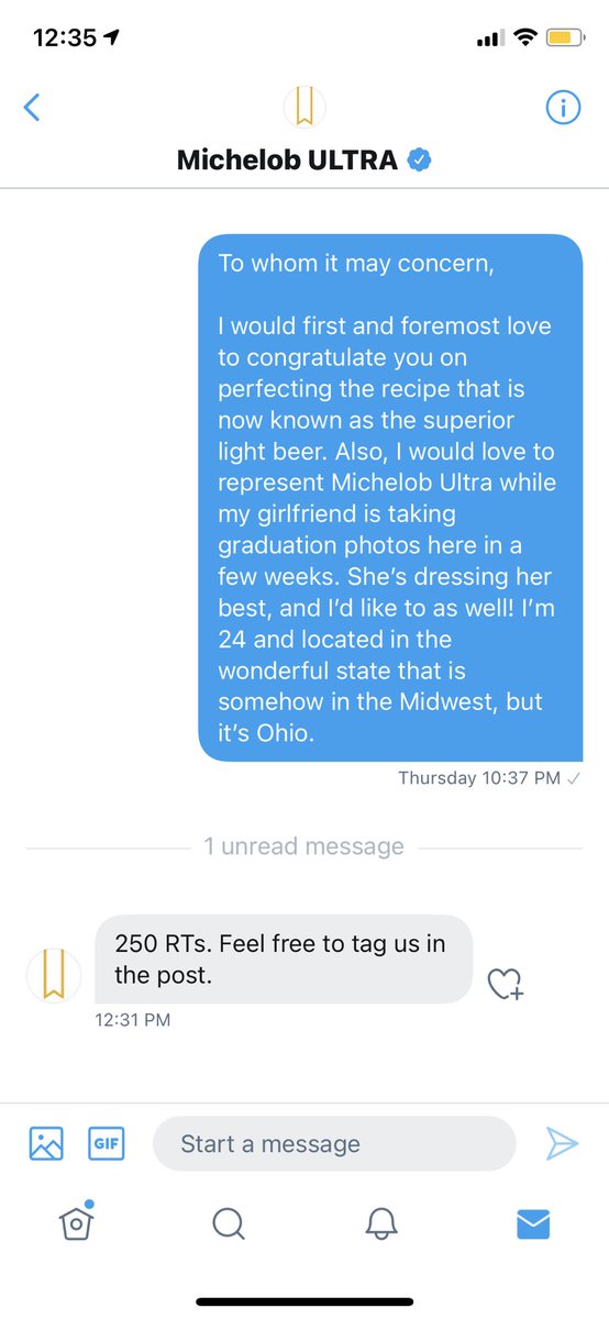 garman_bryce's tweet photo. Alright gang, I don’t ask for much but wouldn’t these be the greatest graduation photos ever? Help me out here!? @MichelobULTRA https://t.co/s93cUQgQXz