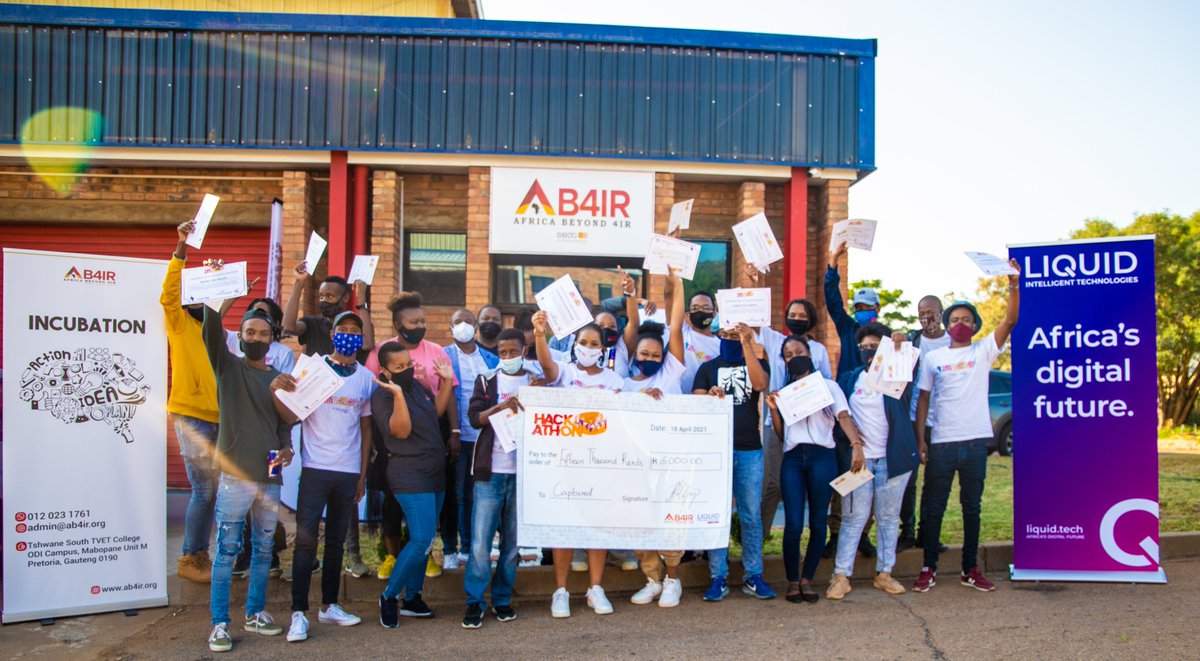 Congratulations to Hackathon Innovative Solutions Winners
1st  Prize - Capture
2nd Prize - Ubunifu
3rd  Prize - My Universe
To view more pictures kindly click on the link below:
ab4ir.org/gallery/
#ab4ir
#LiquidIntelligentTechnologies
#ab4irhackathonchallange 
#hackathon2021