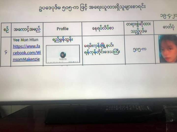 An underaged highschool student is got into warrant by doing just NOTHING. She just had a fight with military supporter Non-CDM highschool teacher. Now she’s in a warrant list. 
#WhatsHappeningInMyanmar 
#Apr19Coup pic.x.com/byPagJLNIO