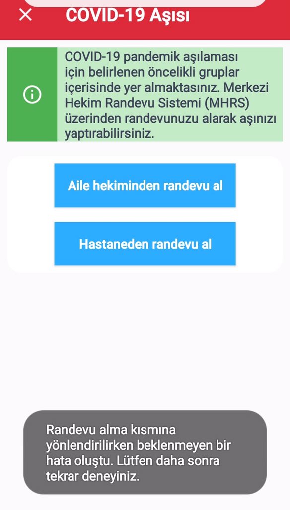 baris yarkadas on twitter covid 19 asisi icin randevu almak isteyenler sistem coktugu icin basarili olamiyor yetkililere duyurulur