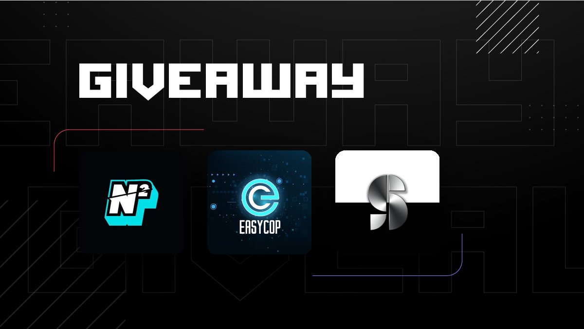 Giveaway Time! ⏰🥳 Prizes: 1 x @NotifySquared Renewal 1 x @easycopbots Copy 1 x @SeigRobotics Monthly Copy How to enter: Follow @NotifySquared + @easycopbots + @SeigRobotics Retweet Good luck! 🍀💙