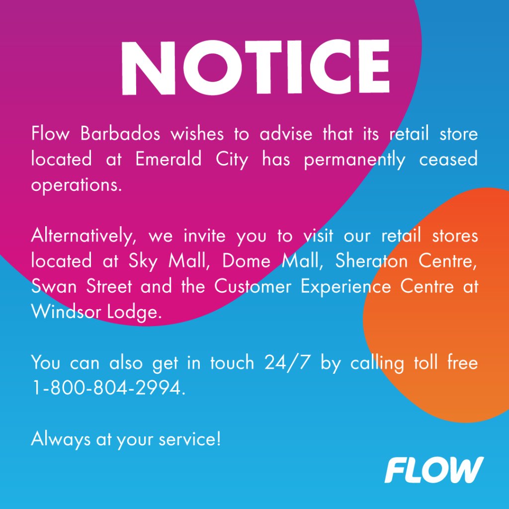 Flow Head Office Windsor Lodge, Saint Michael (+1 8008042994)