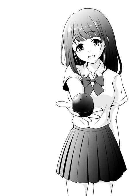 今描いてるTwitter漫画の蜜森先輩 