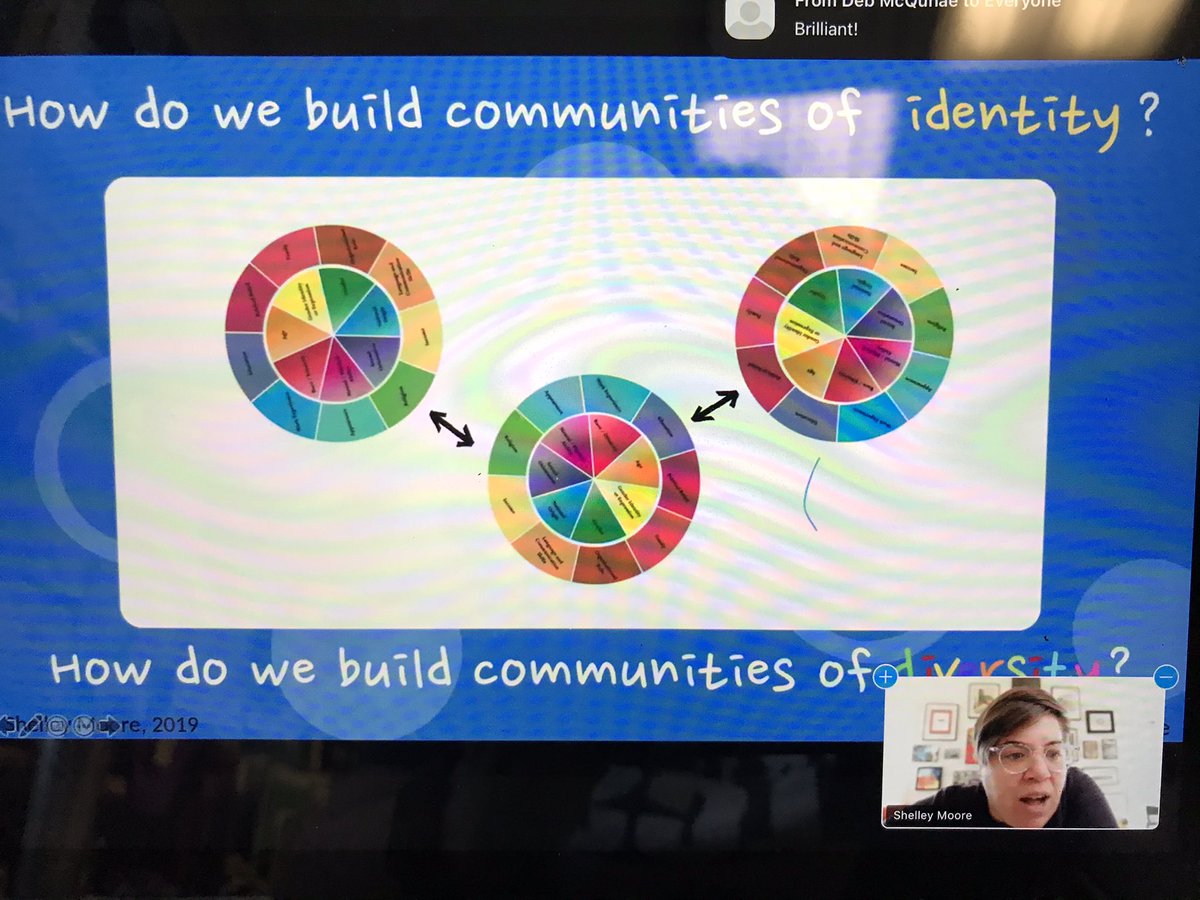 DelMorgan9's tweet image. Loving listening to @tweetsomemoore talking about identity and building community. #sd79learn
