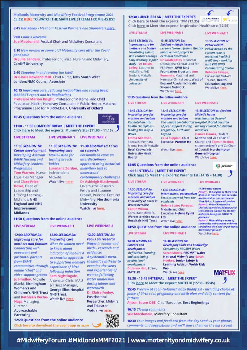 MidwiferyForum's tweet photo. π₯³π*** PLEASE SHARE ***ππ₯³
Download the 2021 Midlands Maternity and Midwifery Festival interactive PDF programme here: https://t.co/Nn0zoHhbLC
Join us here from 8:45am tomorrow: https://t.co/AxTSdVqcvu
#MIDLANDSMMF2021 #MIDWIFERYFORUM
π₯³π₯³π₯³ https://t.co/9iGoleyWMx