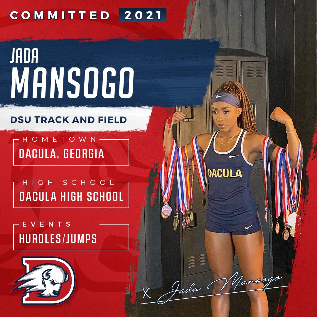 UtahTech_Sports's tweet photo. WT&F: Welcome Jada Mansogo to the Dixie State Trailblazer Family. #DixieBlazers #WeAreONE #WACtrack https://t.co/OY6ScIDxDp
