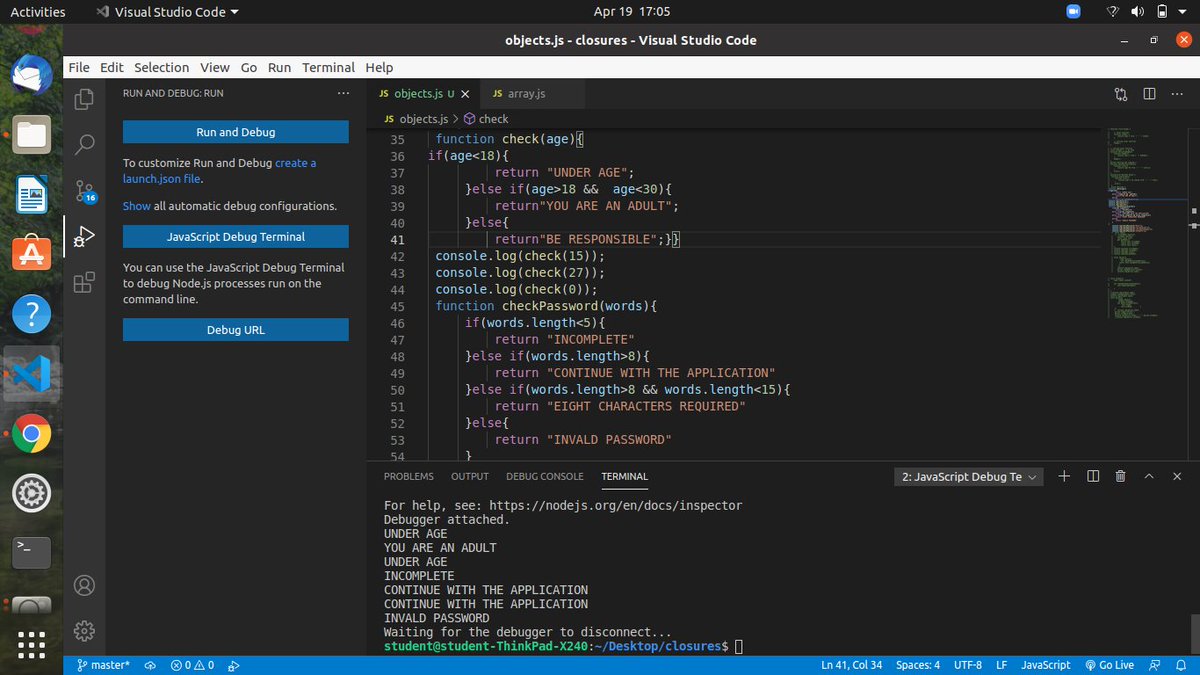 BeckyMuhindi's tweet image. #codeHive2021 
#100DaysOfCode 
#Day13
#javascript if and else conditions
#WomenWhoCode