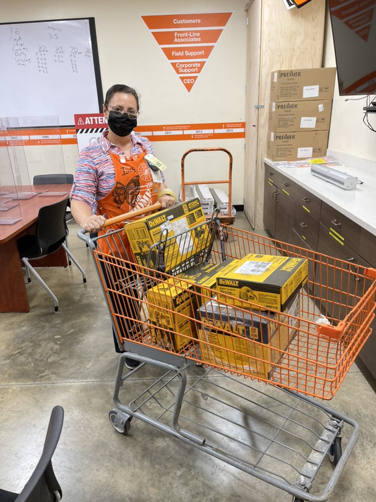 Day one as the Hardware Department Supervisor and already a great recovery from Iris! See something, say something! Great job! <a href="/leighmartin44/">Leigh Martin</a> <a href="/jeffjamesthd/">Jeff The Hard Way James</a> <a href="/YolieMontalvo/">Yolie</a> <a href="/VinnyTHD165/">Vincent Caci</a> <a href="/TheMighty6951/">IvethTHD</a>
