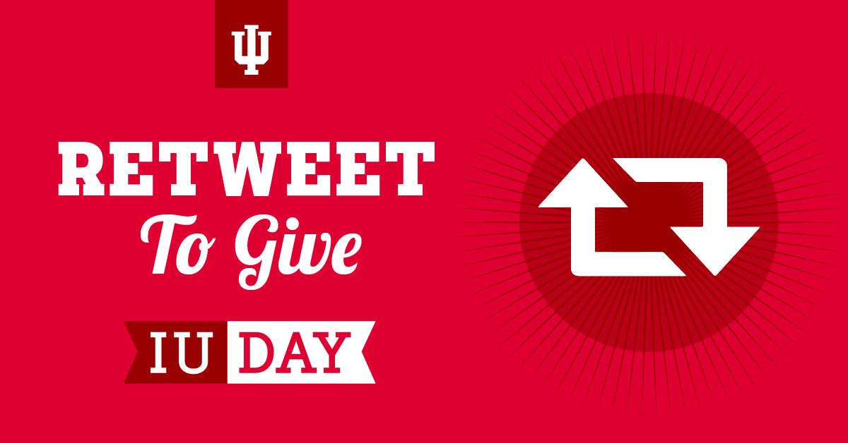 Every retweet of this post today generates $1 for IU student scholarships across all campuses! #IUday⁣
⁣
This is just one of many ways you can join the virtual IU Day celebration and help share a little IU love and joy. ⁣
⁣
❤️iuday.iu.edu❤️