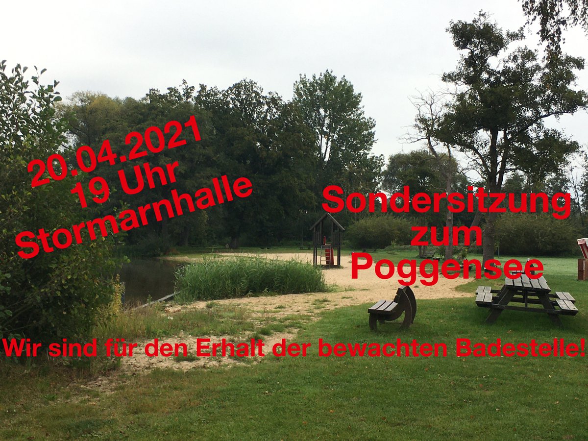 Morgen ist es soweit. Wir wollen das Freibad #Poggensee als bewachte Badestelle erhalten. CDU und FBO waren bislang dagegen. Drückt uns die Daumen...

#Hauptausschuss
#BadOldesloe

spd-od.de