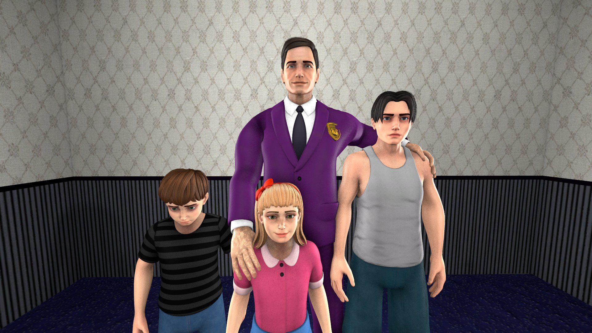 FNAF Smiling Child Afton Family Photos (1982) By Sriseru, 40 OFF