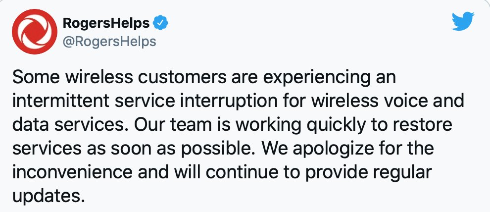 Hudson_Tech's tweet image. ALERT: Rogers is experiencing service interruptions across several services today. #yetanotherobstacle #hanginthere #Hudsonhelps