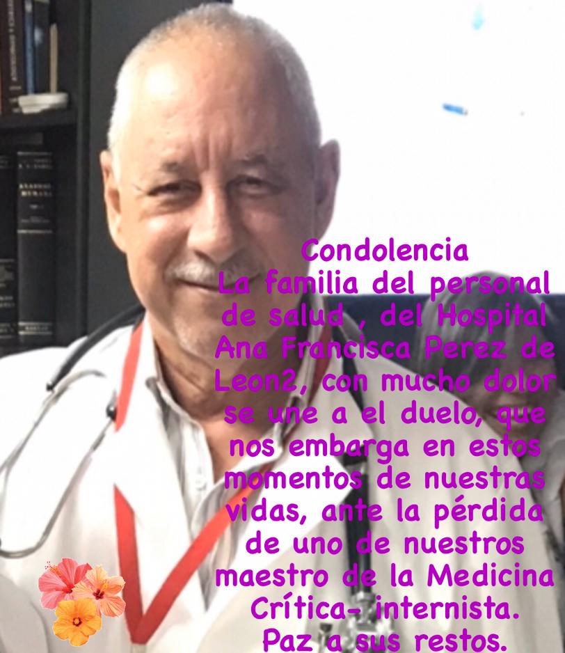 pzl17's tweet photo. Me Informan del Fallecimiento Por Covid 19 de Hernán Rosal Obrero de Hospital Magallanes de Catia y el Dr Edgard Clavier, Médico Internista Jubilado del Periférico de Coche, Ambos Grandes Personas y Excelentes Trabajadores q Entregaron la Vida. Descansen en Paz. #FETRASALUD https://t.co/U4UOJNQwGx