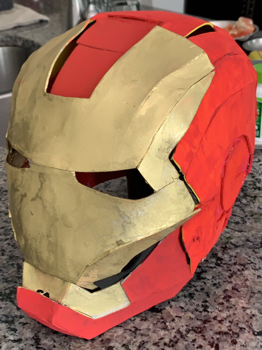 Finished painting. #IronManMask #art #designing #kidsCreativity