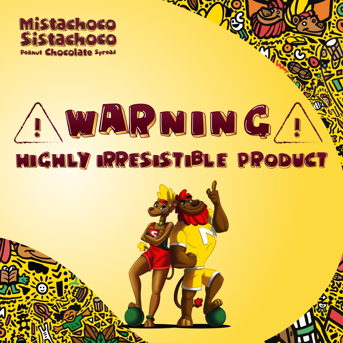 Wazobia_FM's tweet photo. Na who never taste am no go fit yarn the totori feeling of the ogbonge MISTACHOCO Product, the best chocolate spread wey you go ever find.
Once you taste am, you no go want try another chocolate product.
Cc @mistachoco
#MistaChoco
#SistaChoco
#SpreadtheRoar https://t.co/hRFWZECUOB