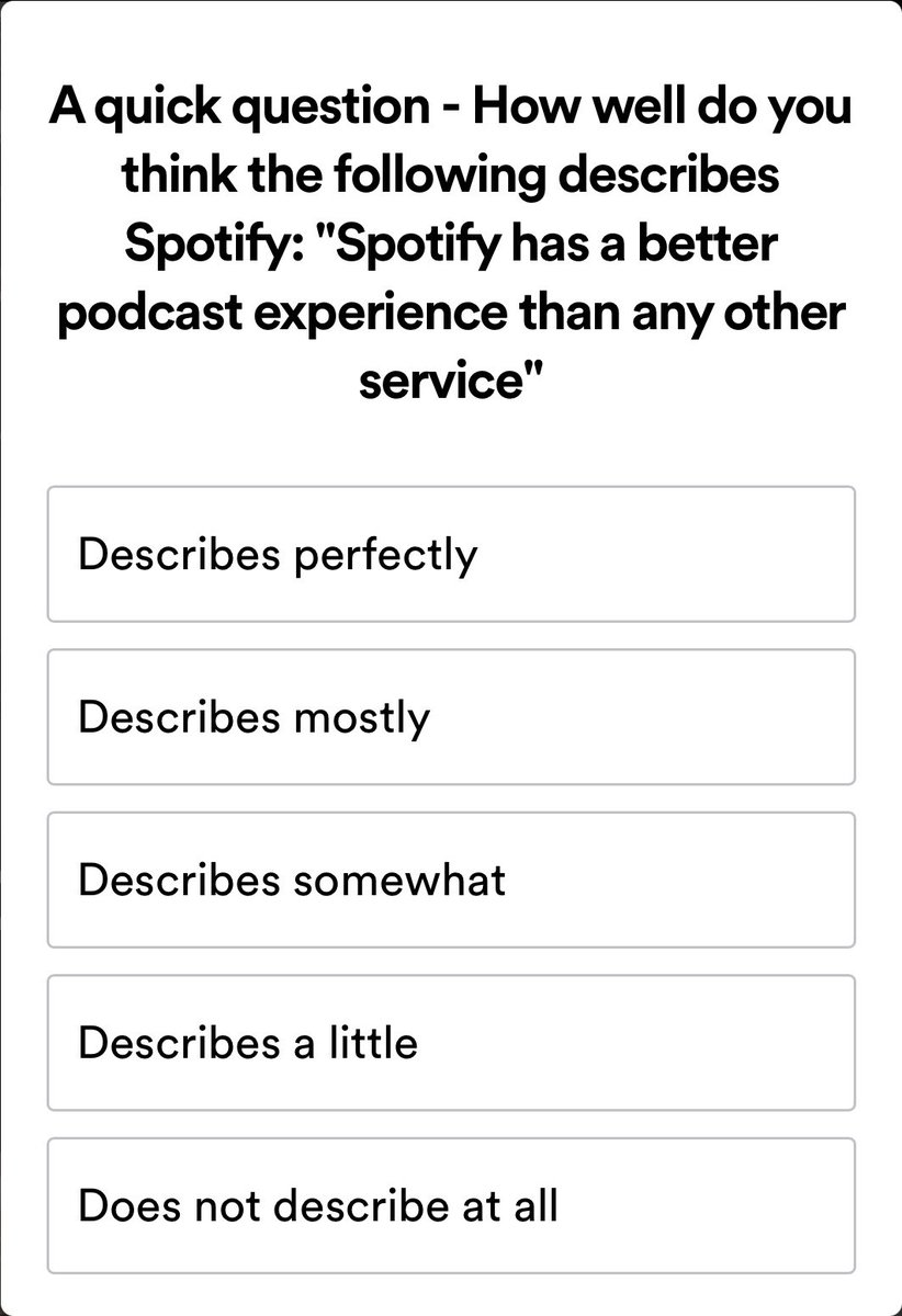 seantae's tweet photo. Me: longtime @OvercastFM user relents and listens to ONE exclusive podcast on Spotify

Spotify: https://t.co/zLkyZcITyW