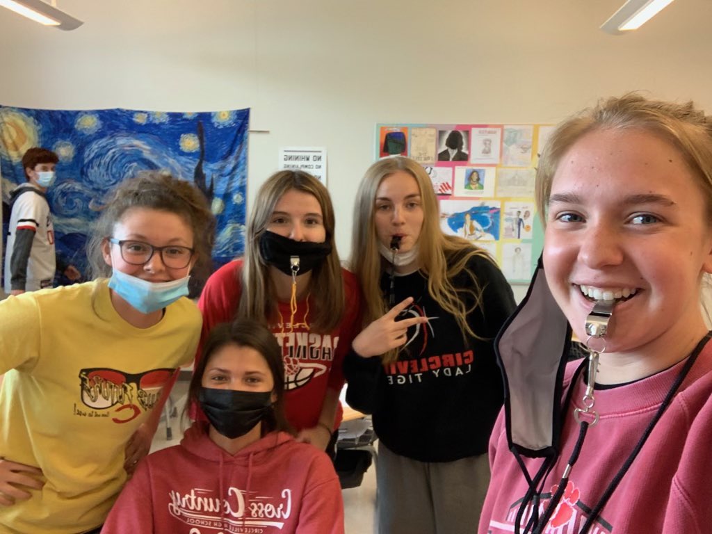 OliviaWastier's tweet photo. coach k day! @CHSStudentCoun @jrhyme02 @coachelswick @CHSTigerPride https://t.co/N4zGs7g9N0