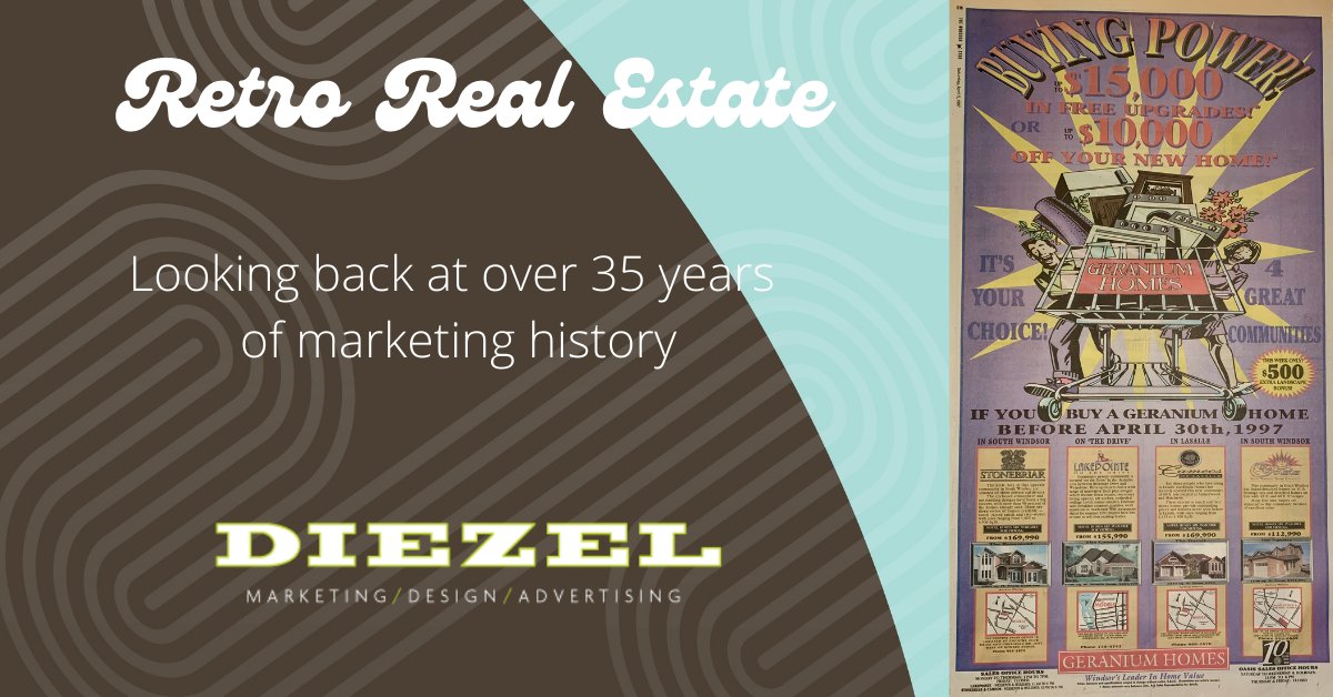 diezelstudio's tweet image. #27 - Back in ’97 we were giving Windsor residents ‘Buying Power’ for quick sales in all of the communities. Can’t remember how well it worked, but those prices! Credit to Indellible Concepts.