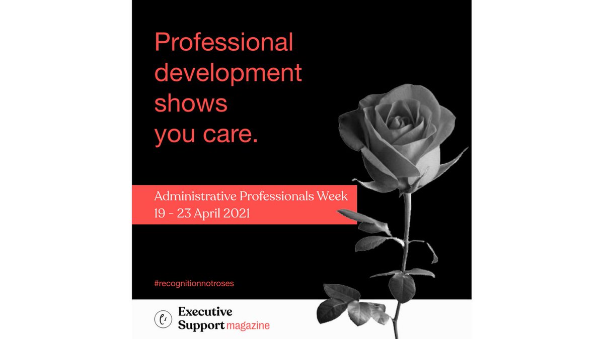 lucybrazier's tweet image. Happy Administrative Professionals Week! Lunch is lovely. Gift cards are great. But we&apos;d prefer a training budget so that we can get professional development - just like everyone else. #recognitionnotroses #administrativeprofessionalsday 
executivesupportmagazine.com