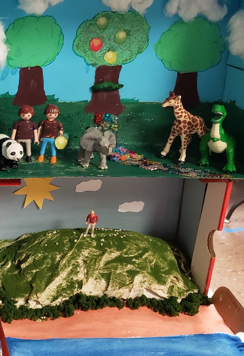 StAnneBethlehem's tweet photo. Sixth grade students completed detailed and creative dioramas depicting Bible stories they studied in Mrs. Bennett's Religion Class.  Your student will have the opportunity to shine at St. Anne School too! Call RIGHT NOW to schedule your visit-610-868-4182. Classes are filling! https://t.co/EDXU4LfgIS
