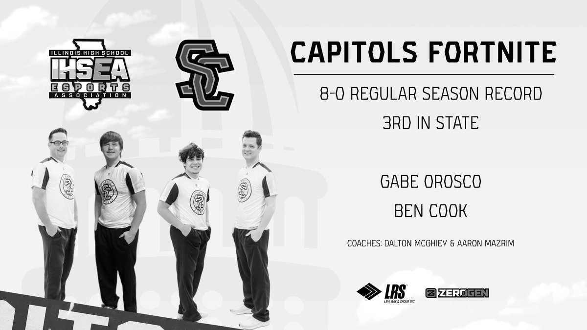 Springfield Capitols (@capitolsesports) on Twitter photo We are incredibly proud of our Fortnite team this year, as we take 3rd in the <a href="/IHSEA_org/">Illinois High School Esports Association</a> season! Your team, coaches, parents, friends, and all of <a href="/schooldist186/">District 186</a> are extremely proud of you boys! We are incredibly proud of our Fortnite team this year, as we take 3rd in the <a href="/IHSEA_org/">Illinois High School Esports Association</a> season! Your team, coaches, parents, friends, and all of <a href="/schooldist186/">District 186</a> are extremely proud of you boys!