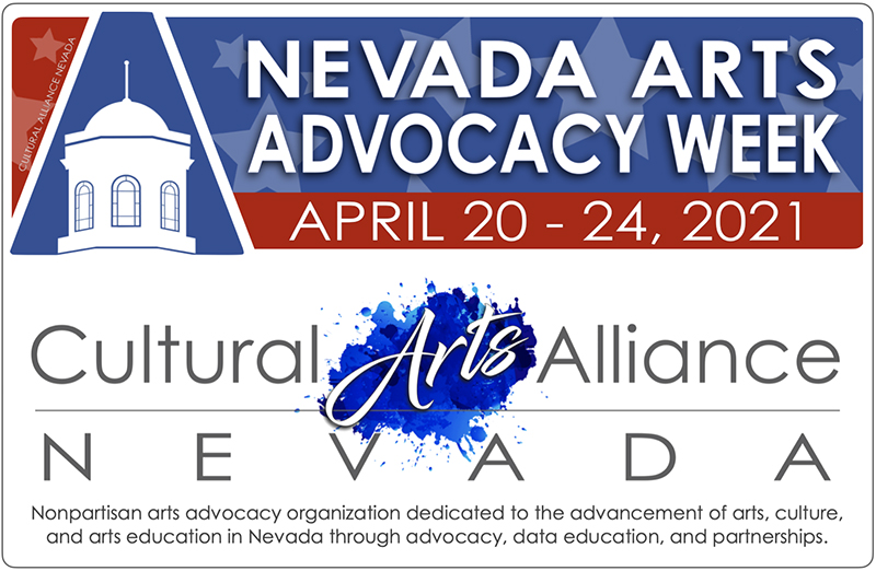 CANevadaOrg's tweet image. Nevada Arts Advocacy Week - April 20-24
A creative economy is essential to our recovery!
More information to come. 💃🎭🎨🎤🎙️🎬
#NevadaArtsAdvocacyWeek