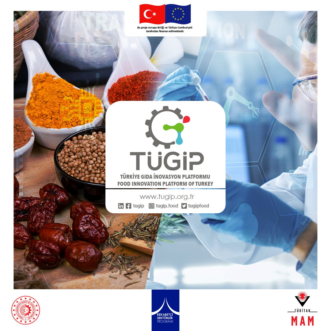 Geri Sayım Başladı!
TÜGİP, gıda değer zincirini daha sürdürülebilir, sağlıklı ve yenilikçi olması için çalışan Türkiye'nin önde gelen gıda inovasyon girişimidir. 
Detaylar için tugip.org.tr
#TUGIP #InnoFood #TürkiyeGıdaİnovasyonPlatformu #Gıda #İnovasyon #tübitak