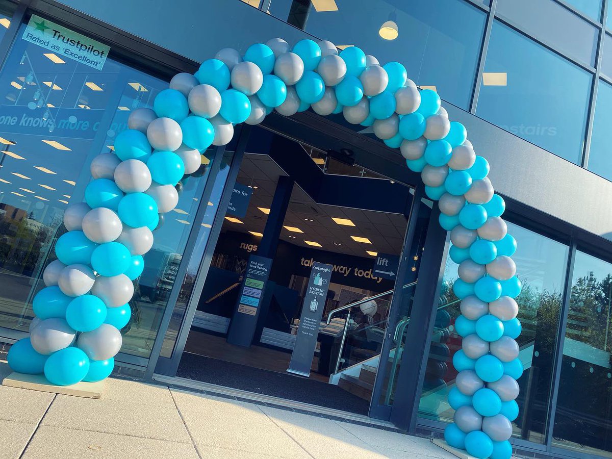 artyloon's tweet image. #balloons #newopening #balloonarch #printedballoons @Carpetright