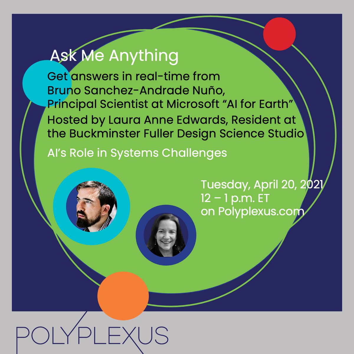 Polyplexus.com (@polyplexors) on Twitter photo 📢TOMORROW ON POLYPLEXUS
💻Video 'Ask Me Anything' session on AI’s Role in Systems Challenges with hosts @brunosan & <a href="/alurabrava/">laura anne edwards</a>
👉RSVP to join the evidence-based conversation: eventbrite.com/e/polyplexus-a…🆓
#AI #SystemsThinking #Innovation #ML #CompSci #ScienceTwitter #Design 📢TOMORROW ON POLYPLEXUS
💻Video 'Ask Me Anything' session on AI’s Role in Systems Challenges with hosts @brunosan & <a href="/alurabrava/">laura anne edwards</a>
👉RSVP to join the evidence-based conversation: eventbrite.com/e/polyplexus-a…🆓
#AI #SystemsThinking #Innovation #ML #CompSci #ScienceTwitter #Design