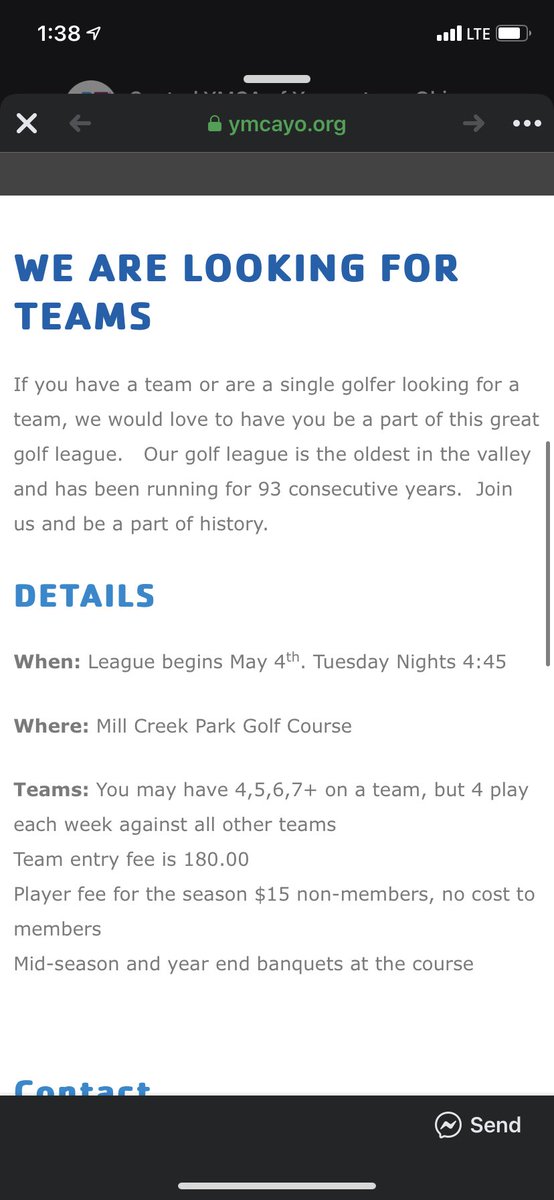 MCGA_golf's tweet photo. Should we take over the YMCA league? https://t.co/yiSiRVwlYl