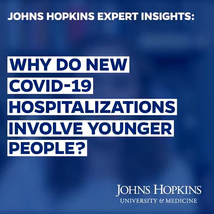 Johns Hopkins University on Twitter "“We have to remember that while